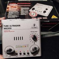 preamplificatore tube ultragain mic 200