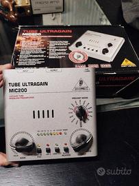 preamplificatore tube ultragain mic 200