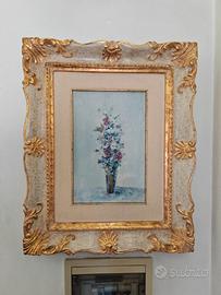 Quadro Dipinto ad Olio Natura Morta