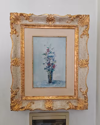 Quadro Dipinto ad Olio Natura Morta