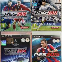 PES Pro Evolution Soccer 2010 2012 2014 2015 PS3