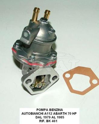 Pompa benzina a  112 abarth accessori