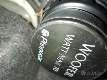 woofer phonocar pro tech  100cm