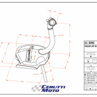 Scarico SITO Piaggio Vespa APE TM 703
