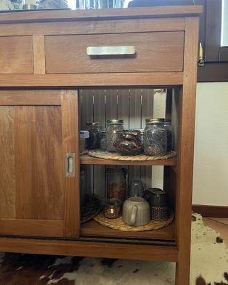 Cucina in legno di teak