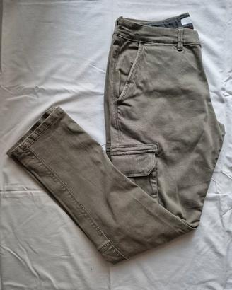 Pantalone cargo verde uomo Celio