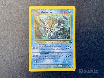 Pokemon Omastar Prima Edizione Fossil 40/62 ITA