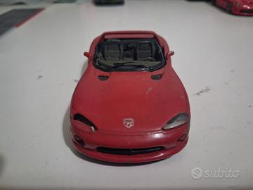 modellino burago dodge viper rt/10 1/43 da restaur