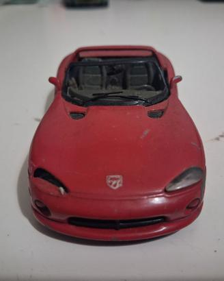 modellino burago dodge viper rt/10 1/43 da restaur