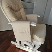 sedia poltrona a dondolo allattamento 