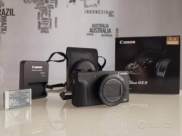 Canon G5 X Mark II + custodia