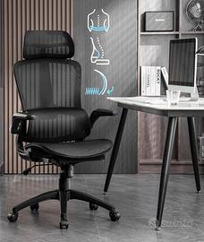 Poltrona da ufficio 100% mesh traspirante