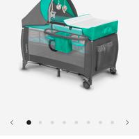 Lettino da viaggio Lionelo Sven Plus + matterasso