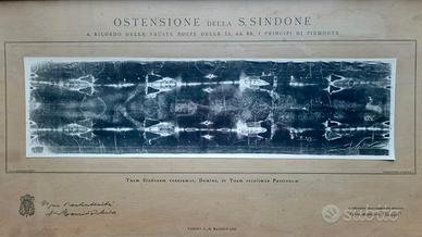 FOTOGRAFIA OSTENSIONE della SACRA SINDONE 1931