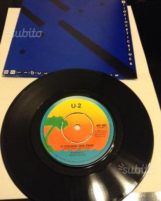 U2 11 o'clock tick tock 7" originale island