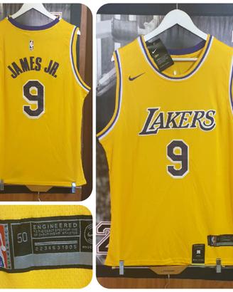 canotta nike lakers tg l nuova 