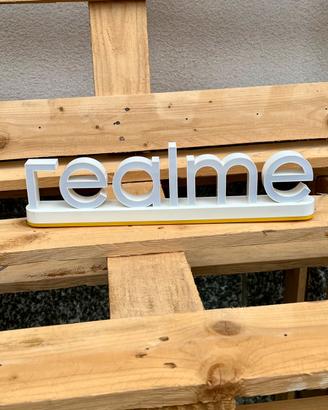 Insegna luminosa da banco REALME  led