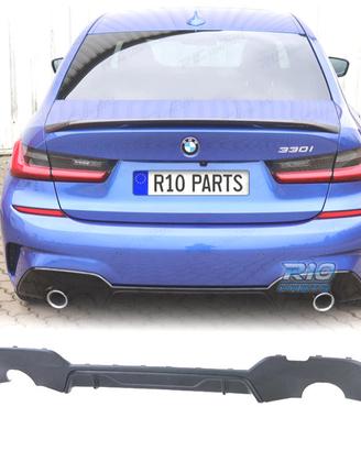 DIFFUSORE BMW G20 G21 18- LOOK M PERFORMANCE NERO 