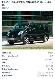 Autocarro nissan primastar