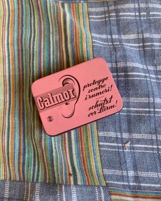 Vecchia Scatolina ovatta antica Calmor