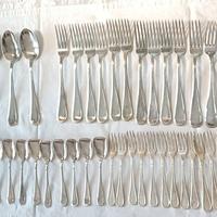 Servizio posate argento 800