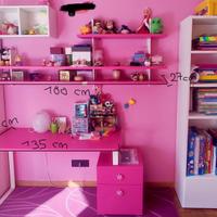 Scrivania e libreria