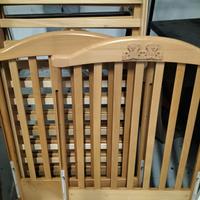 Lettino bimbi in legno naturale 