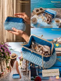 Borsa Pochette SIMONAMI CROCHET Handmade 