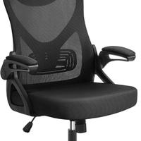 Yaheetech Sedia Ufficio Ergonomica con Braccioli
