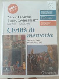 libro di storia "civiltà di memoria 1"