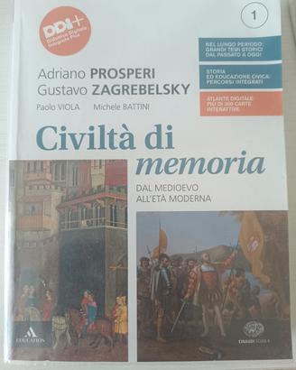 libro di storia "civiltà di memoria 1"