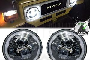 FARI LED Per LAND CRUISER BJ FJ Angel OMOLOGATI