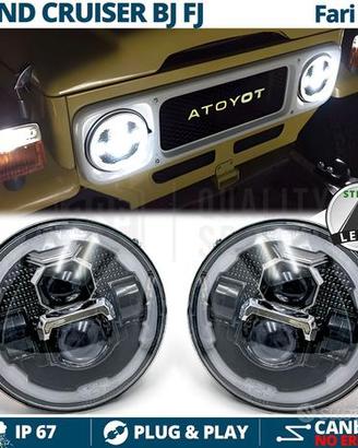 FARI LED Per LAND CRUISER BJ FJ Angel OMOLOGATI