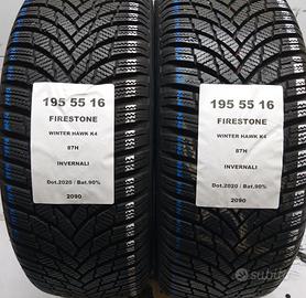2 GOMME 195 55 16 FIRESTONE A2090