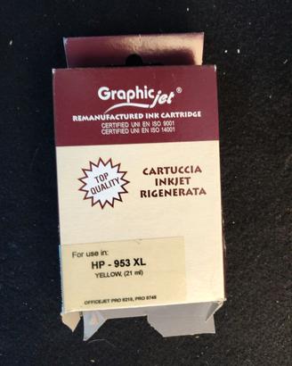 cartuccia HP 953 XL Gialla Rigenerata GraphicJet