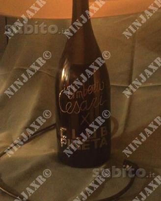 Lampada Bottiglia Vino Umberto Cesari 3 L Pineta