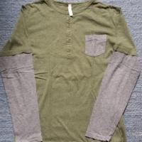Sun 68 - maglia verde/grigio anni 12 - come nuova