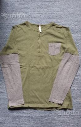 Sun 68 - maglia verde/grigio anni 12 - come nuova