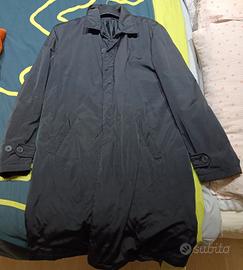 Trench Cappotto Uomo Ettore Ravelli Nero Taglia 54