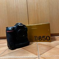 Nikon d850 con 4.600 scatti e 4 anni di garanzia