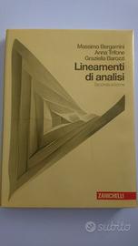 Libro superiori: "Lineamenti di analisi" Cod. 9788