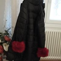 polsini finta pelliccia bordeaux 