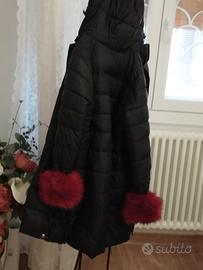 polsini finta pelliccia bordeaux 