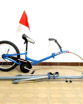 CAMMELLINO RIMORCHIO PER BICICLETTA TANDEM BAMBINI