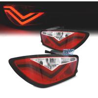 FANALI PER SEAT IBIZA 08-12 LIGHT BAR ROSSO CROMAT