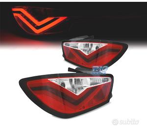 FANALI PER SEAT IBIZA 08-12 LIGHT BAR ROSSO CROMAT