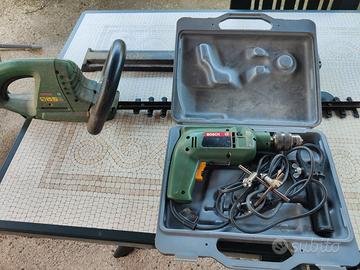 taglia sepe e trapano bosch