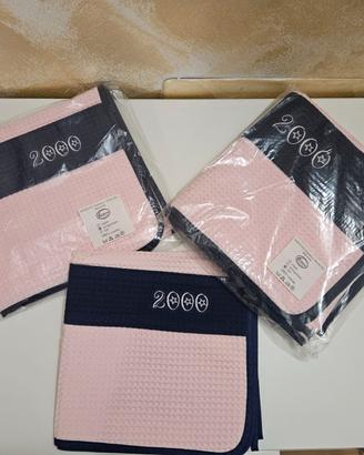 Completo spugne rosa anno 2000 mai utilizzate