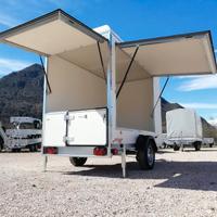 Carrello rimorchio auto furgonato streetfood