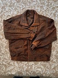 Giacca vintage Bleyle in pelle taglia M
